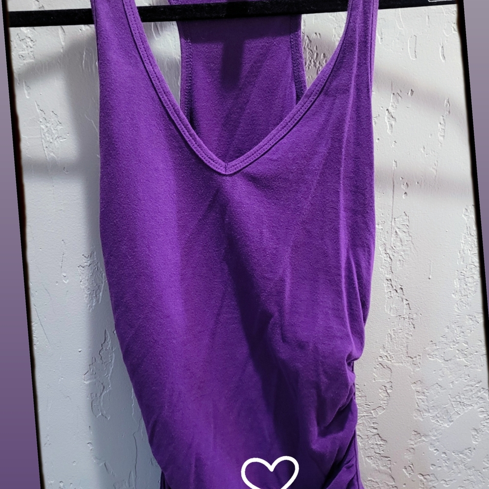 Purple V-Neck Women’s Tank Top